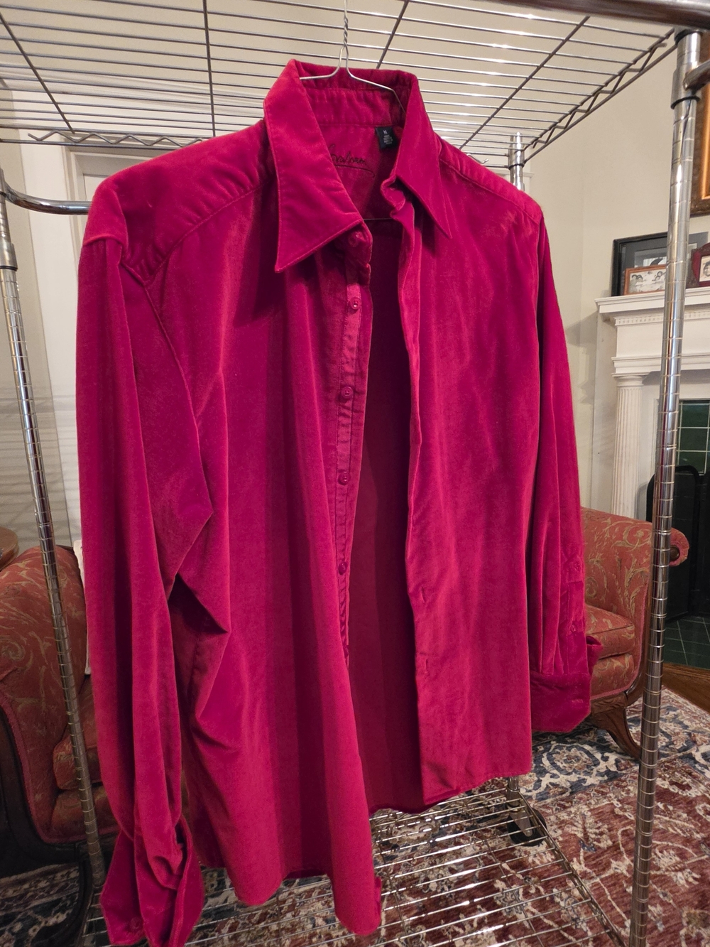 Robert Graham Men’s Red Button-Up Dress Shirt